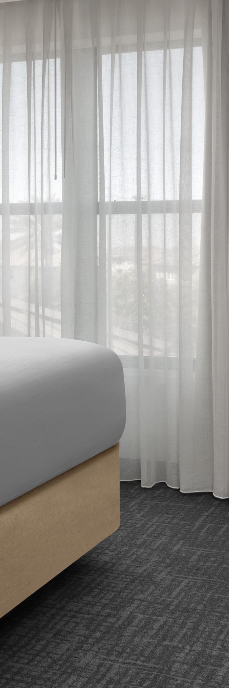 One-bedroom suite with king bed and window