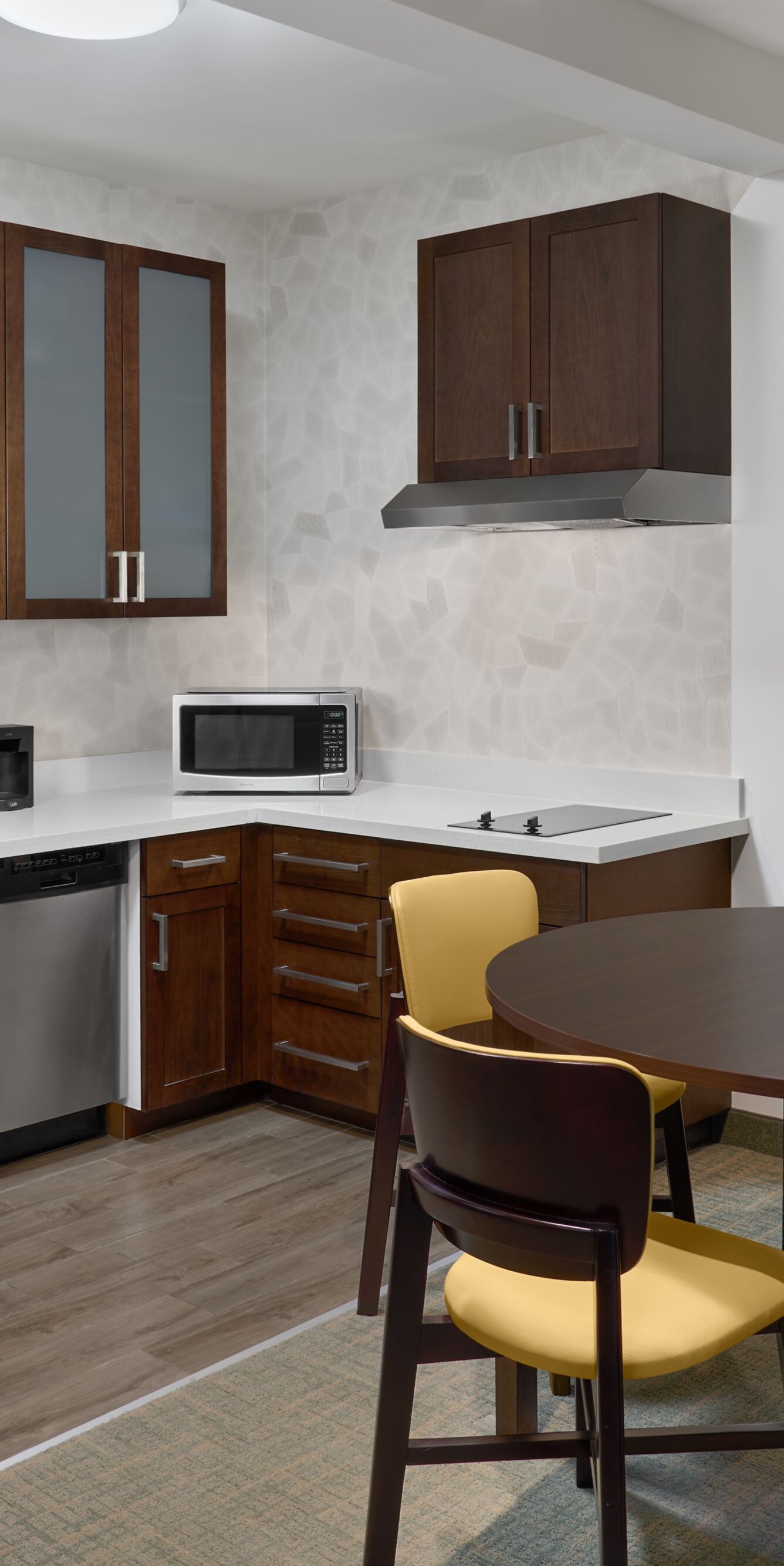 Full kitchen with dining for four