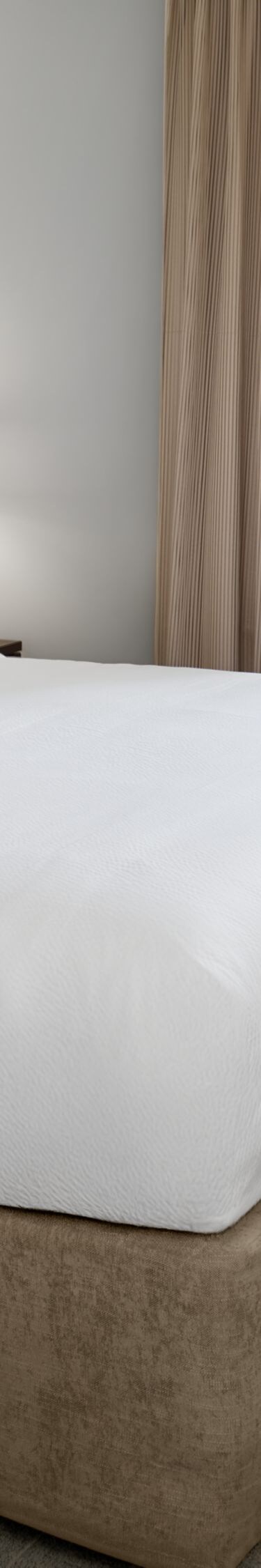 Comfortable bedroom of suite