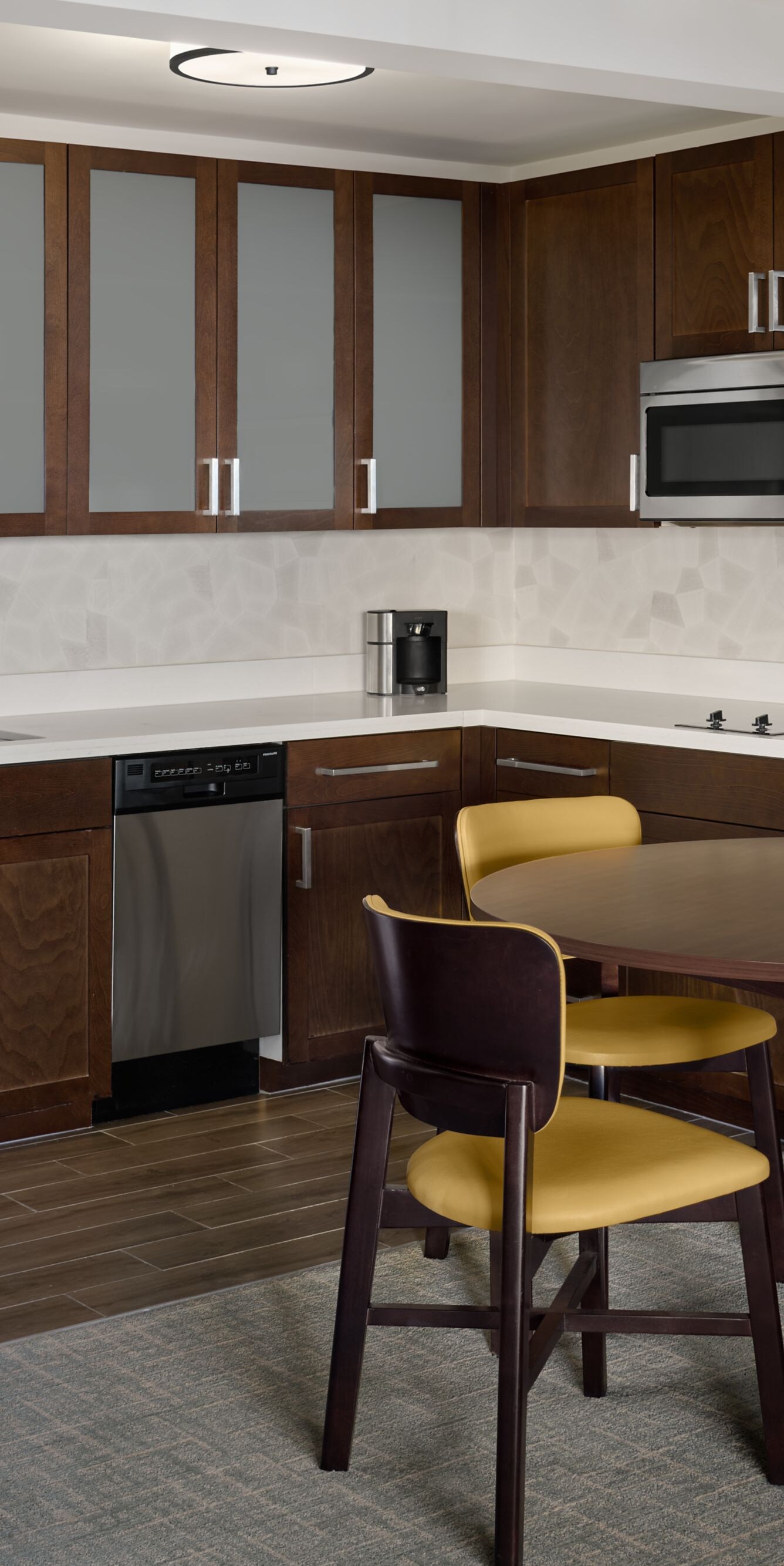 Full kitchen with dining for four