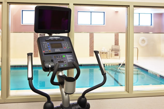 Pool View in the Fitness Center