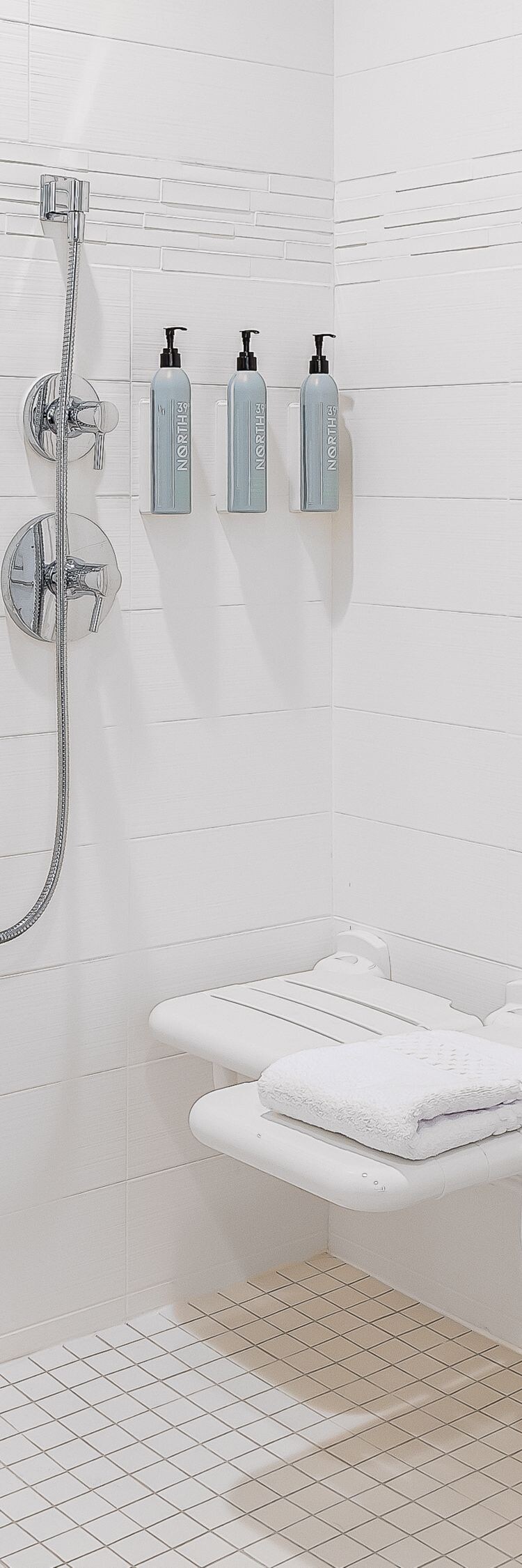 ADA Roll In Shower Guest Bathroom
