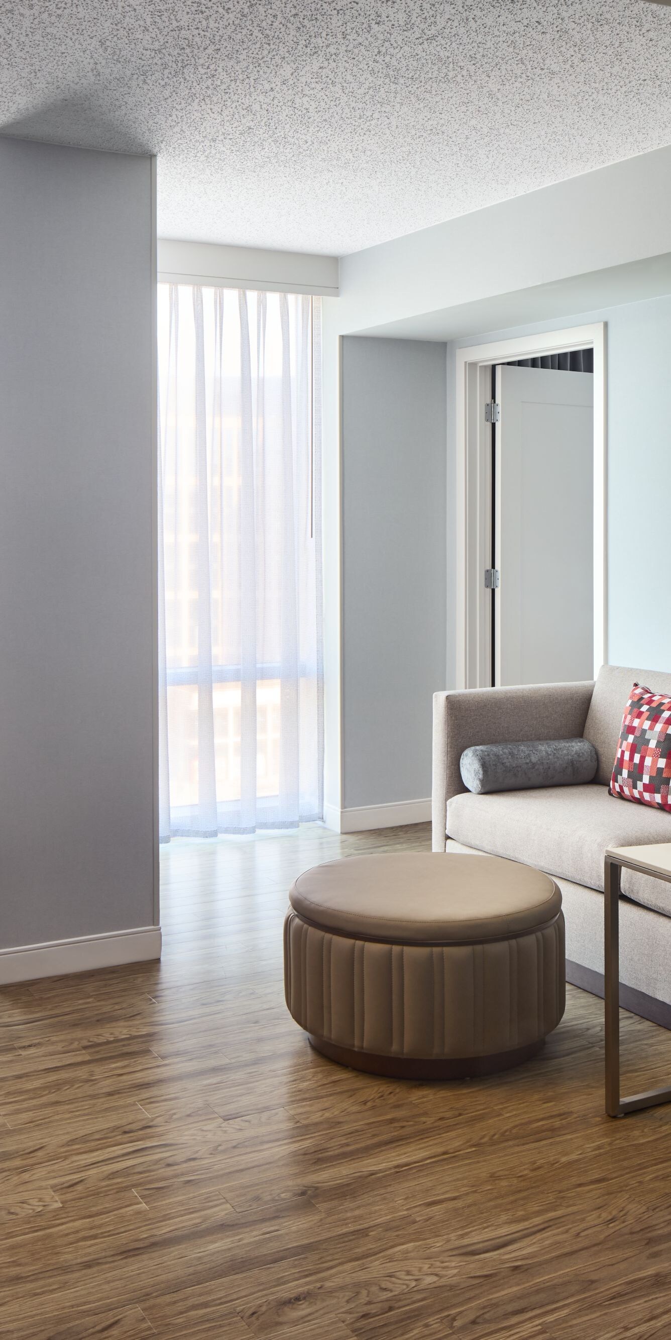 Double Queen One Bedroom Living Space 