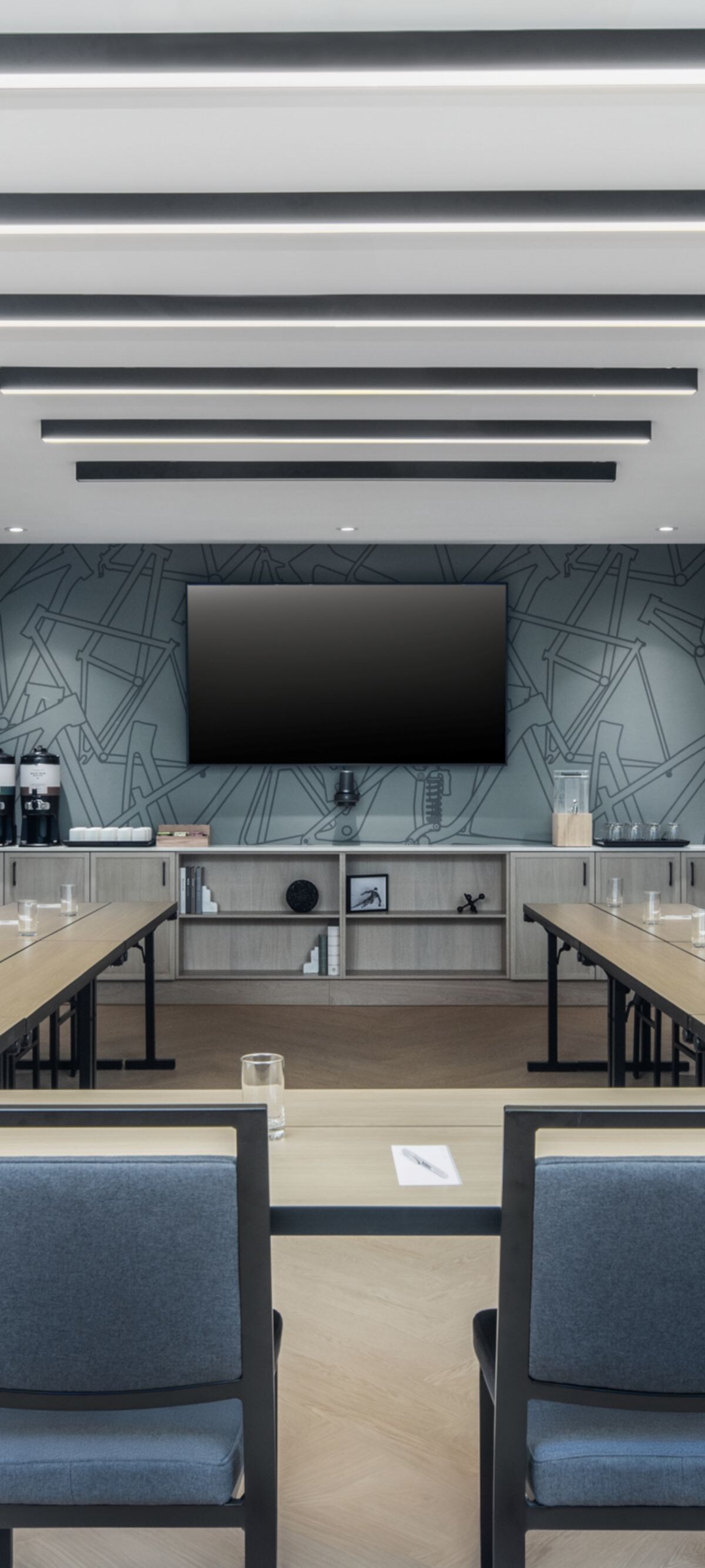 Salle de réunion de l'hôtel avec aménagement modulable