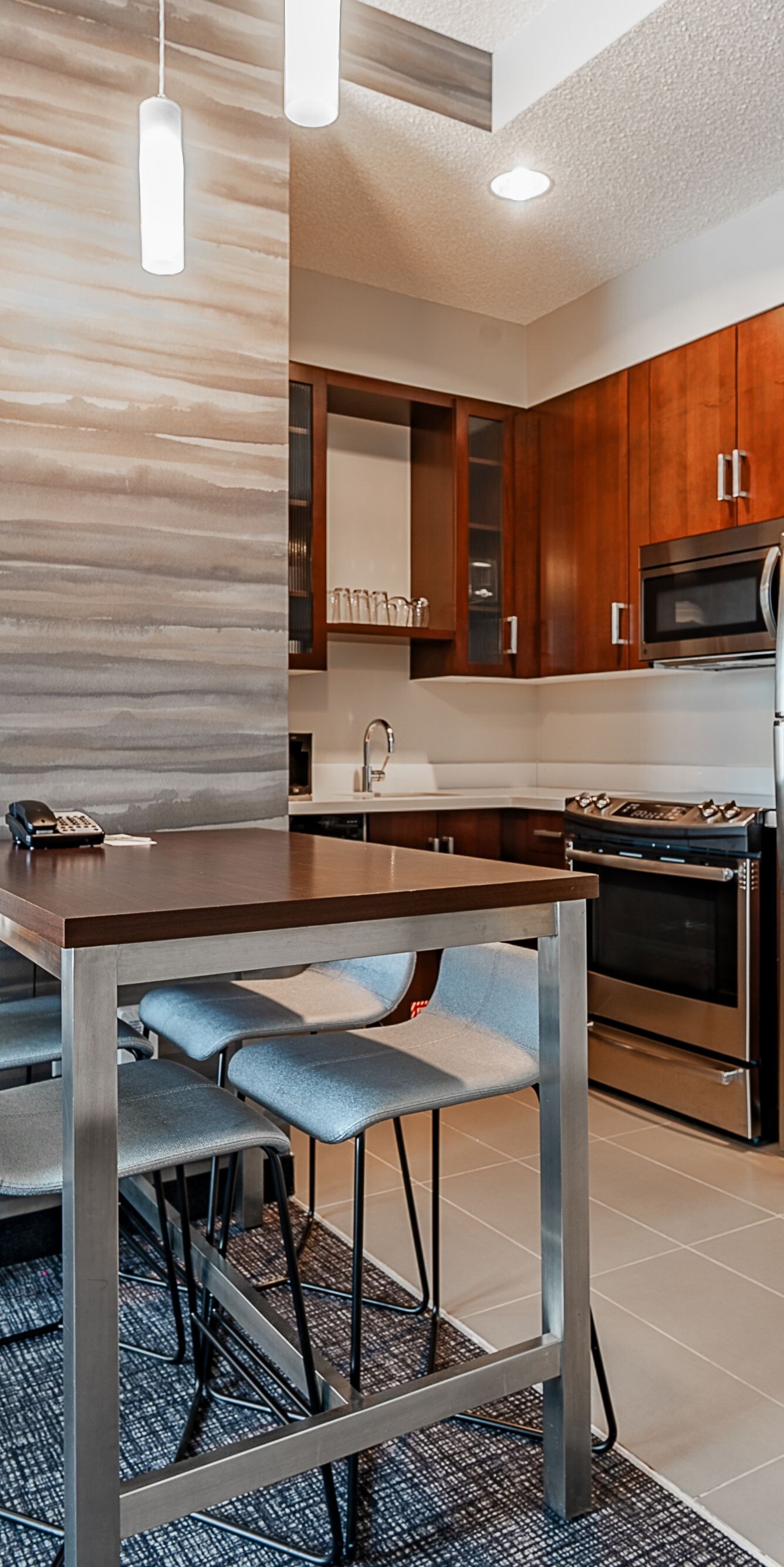 Cuisine de la suite à deux chambres