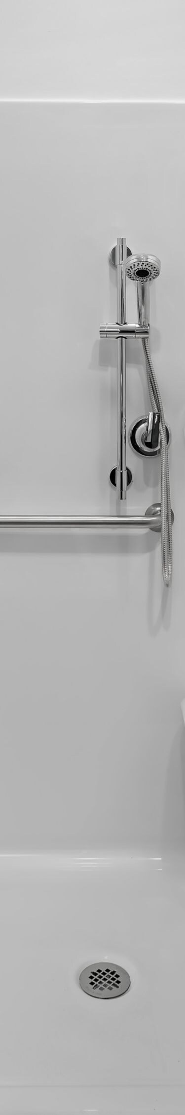 Accessible Bathroom - Roll-In Shower