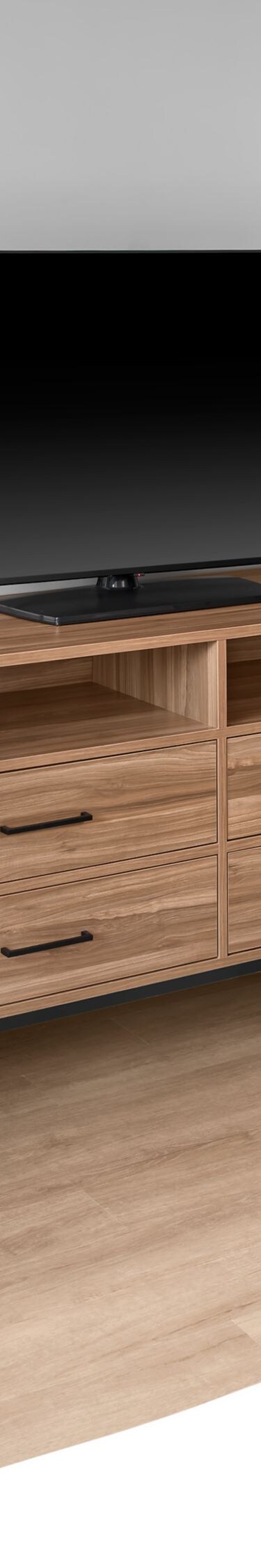 Kitchenette and entertainment center