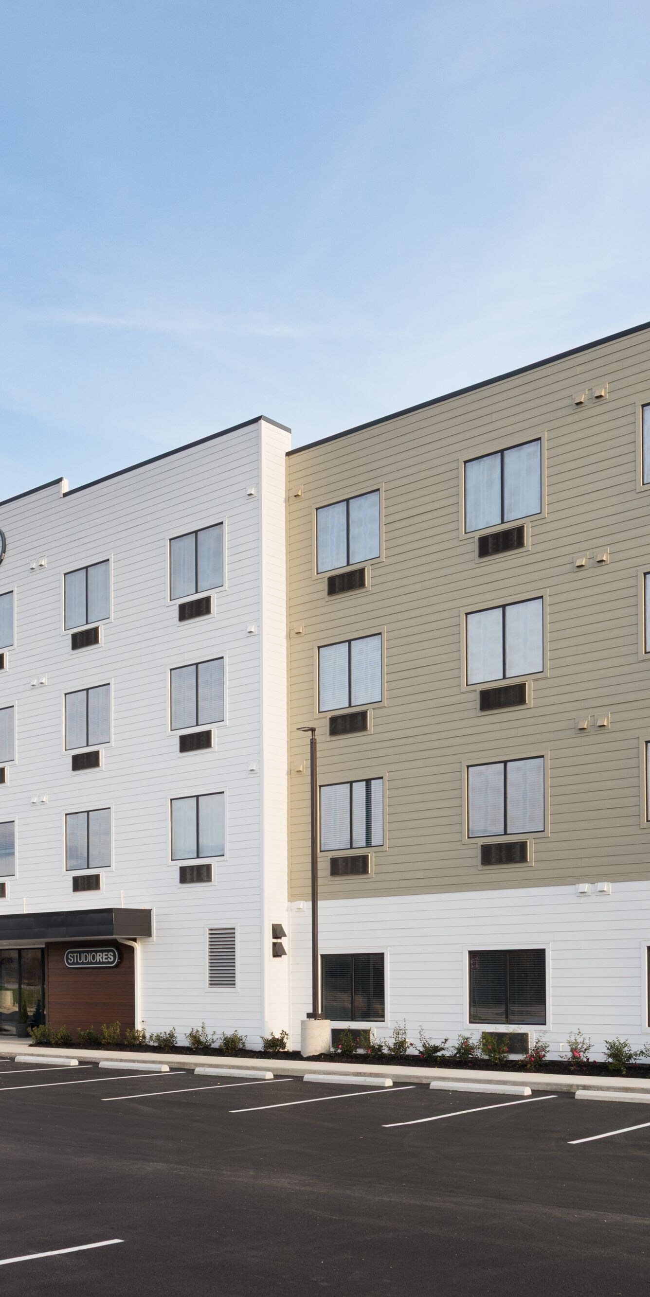Apartment building exterior during daytime