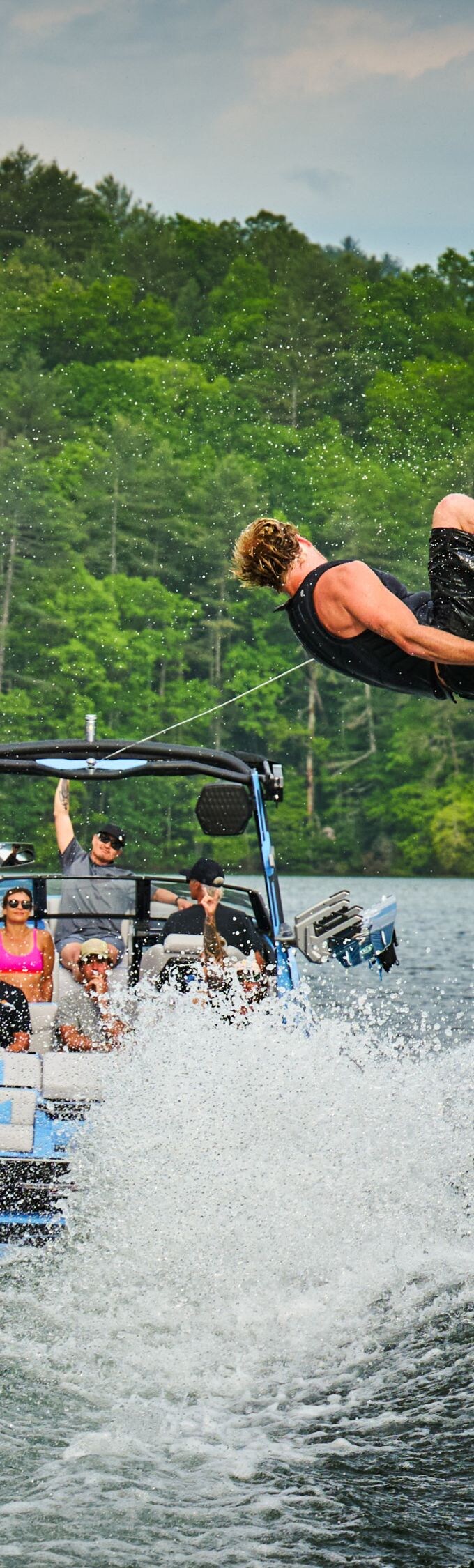 High Flying Lake Fun-Malibu Wake Surf