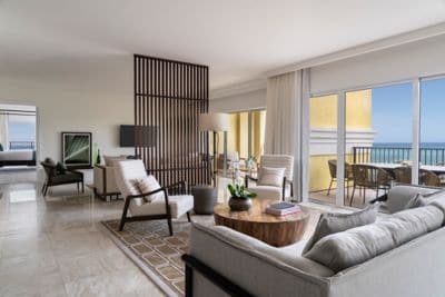 The Ritz-Carlton Suite Ocean Front Living Room