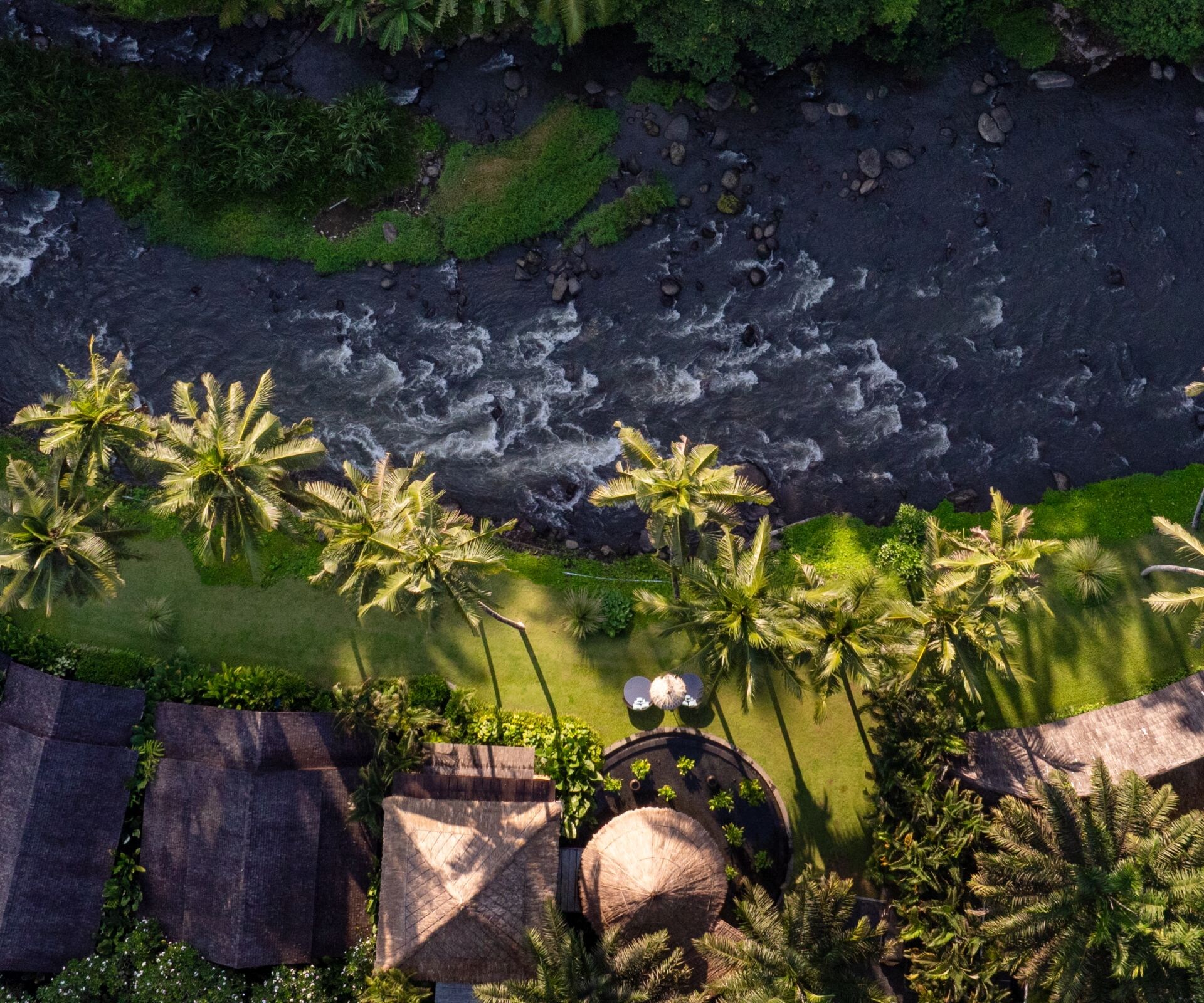 Mandapa Spa Aerial View