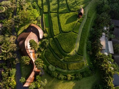 Mandapa Camp Aerial View