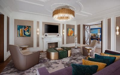 Living room, presidential suite, suite 