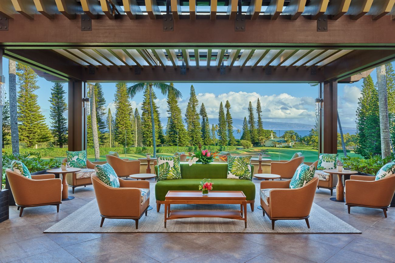 Veranda der Club Lounge – The Ritz-Carlton Maui, Kapalua