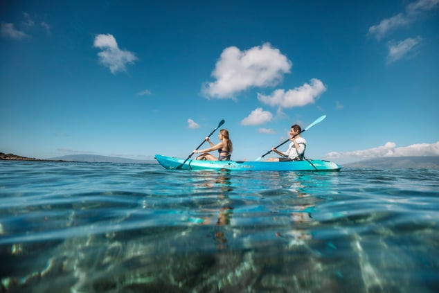 Kayaking Kapalua Bay Maui