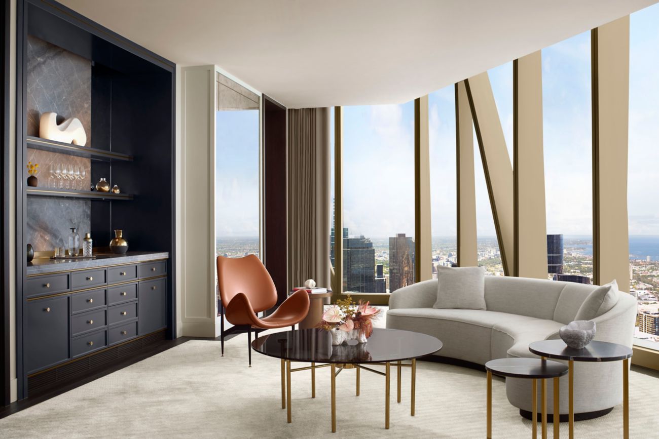 A sky high luxury retreat on the 79th floor.