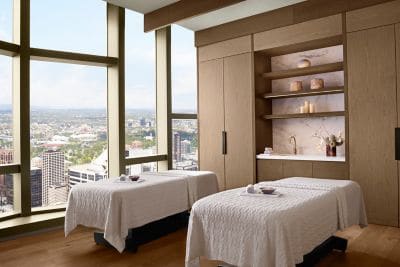 Spa - couples treatment, blinds up