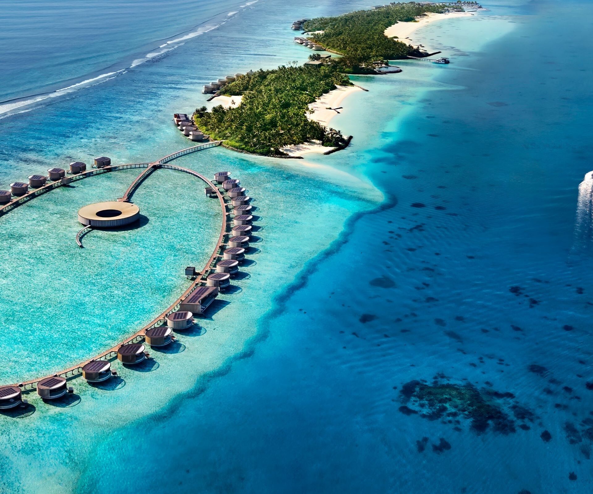 Overall view of the luxury resort