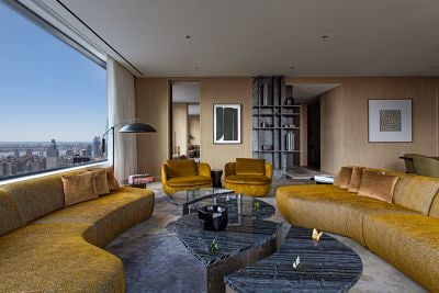 Living Room Area in The Ritz-Carlton Suite 