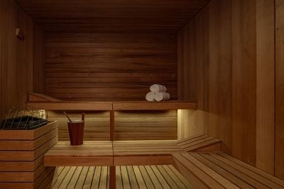 Sauna at The Ritz-Carlton Spa