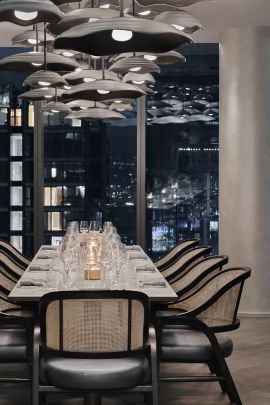 Private dining with views of Portland