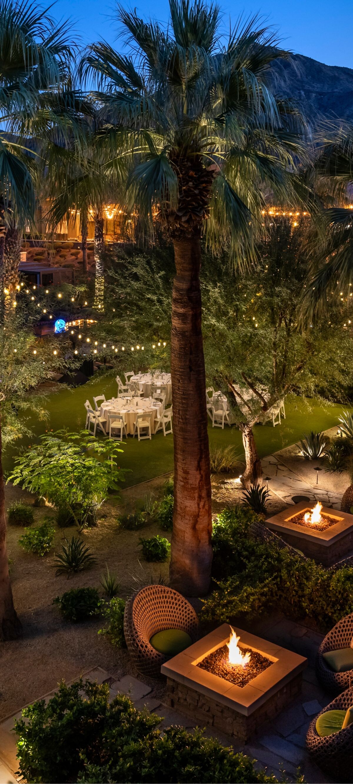 Amazing view at night at The Ritz-Carlton Rancho