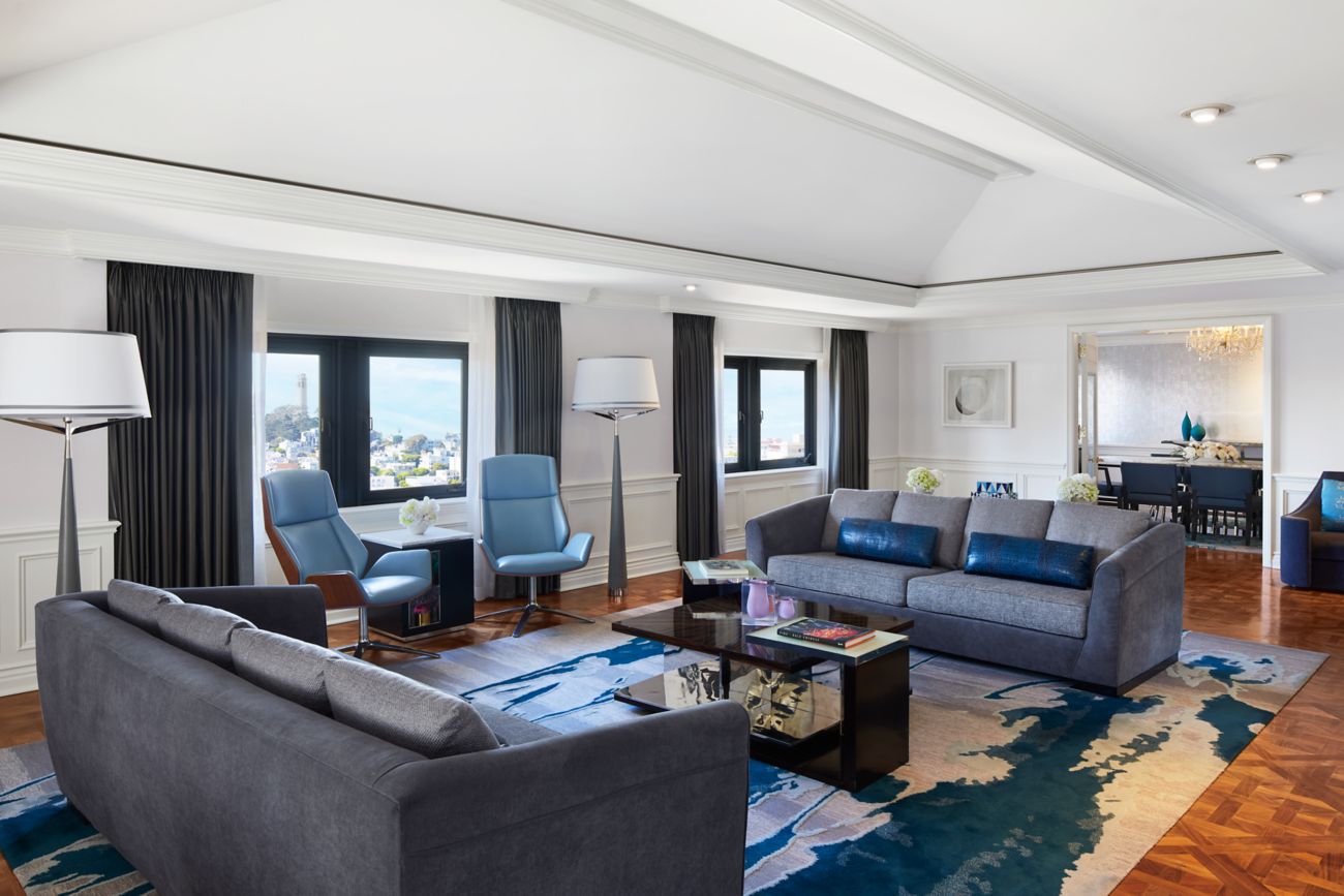 The Ritz-Carlton Suite Living Room