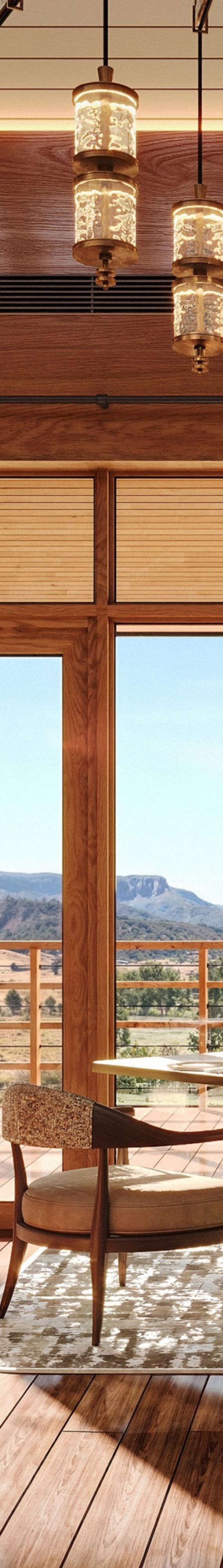 Dining room overlooking Wolgan Valley