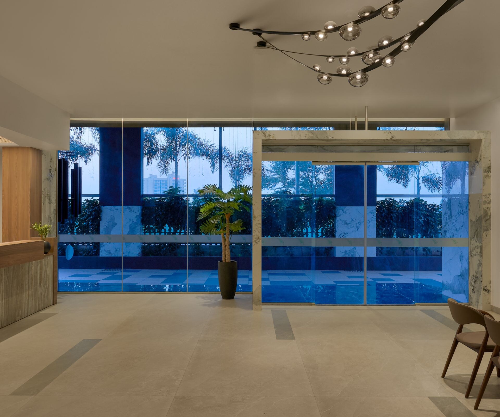 Lobby reception area