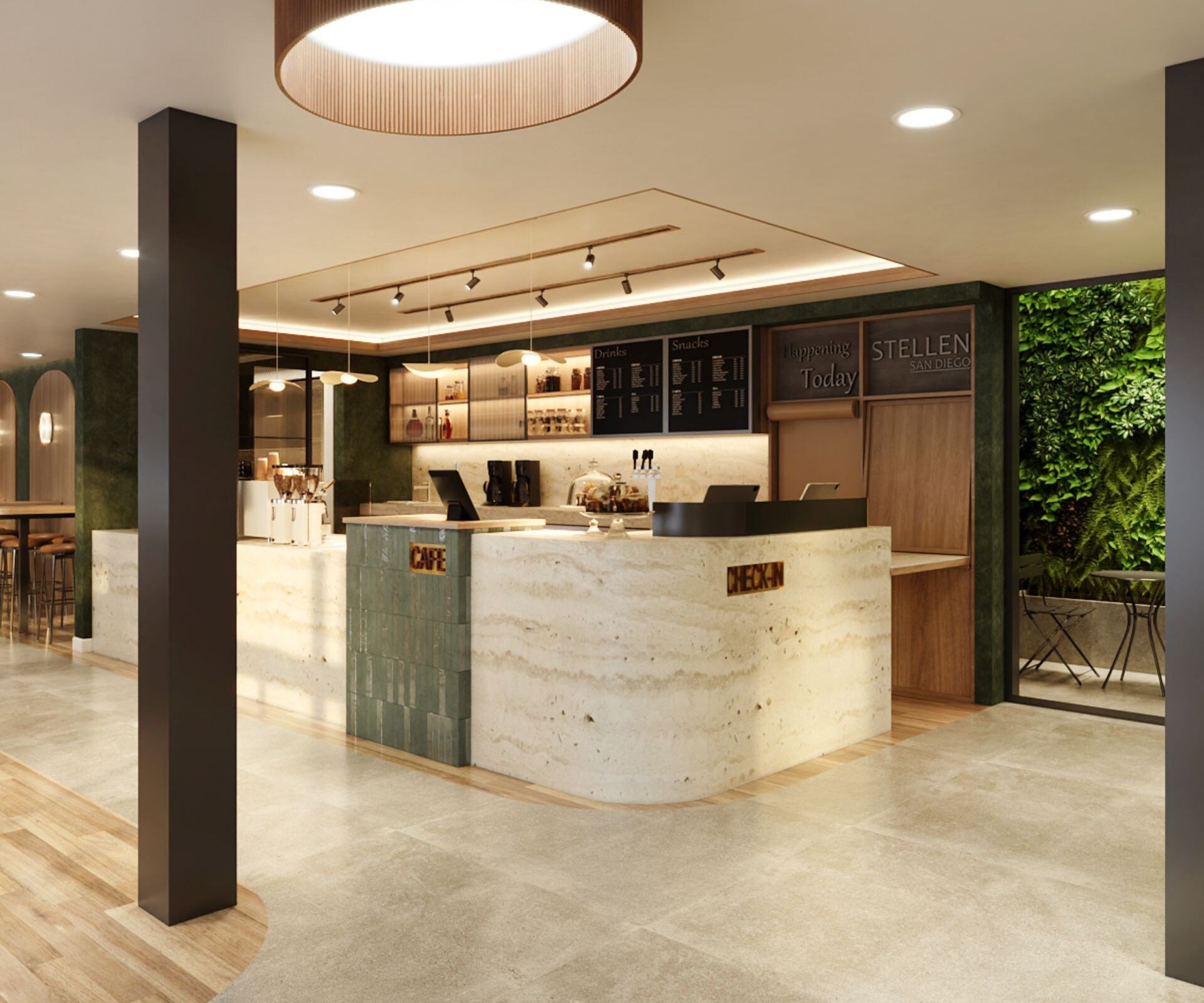 Dining area, contemporary design