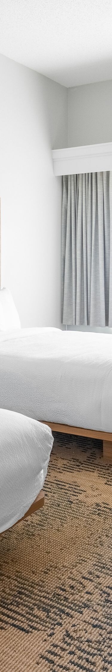 Queen/Queen and sofa bed suite is very spacious.