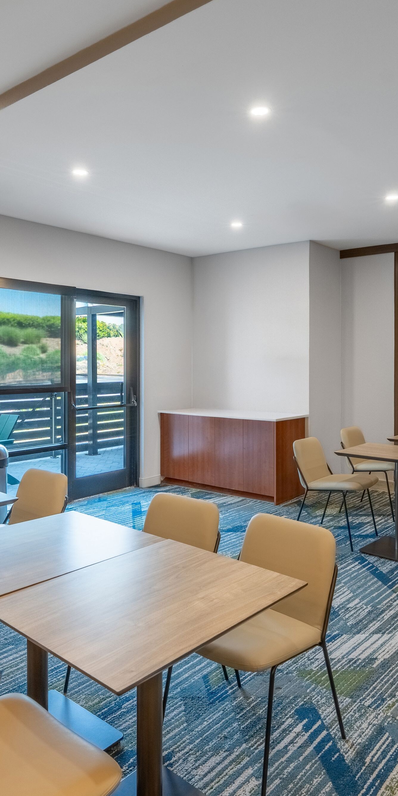 Breakfast Seating Area offers natural light daily.