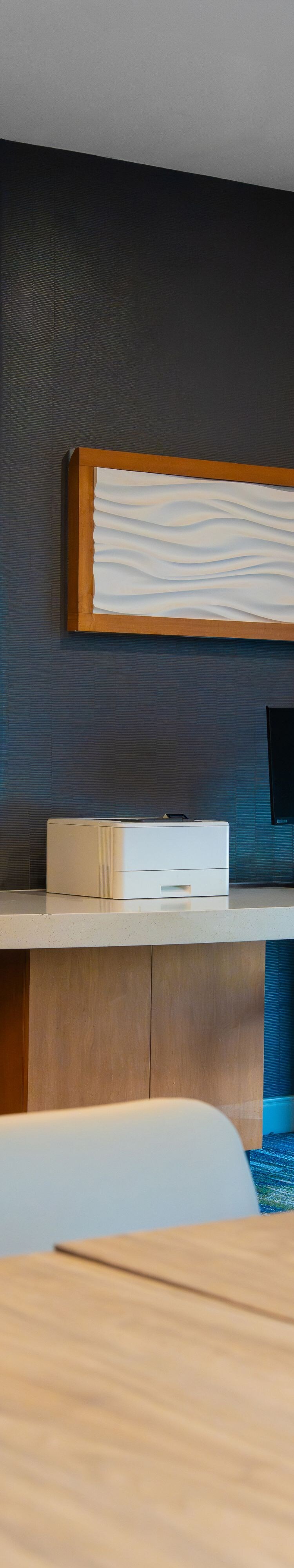 Business Center - has one printer & desktop PC