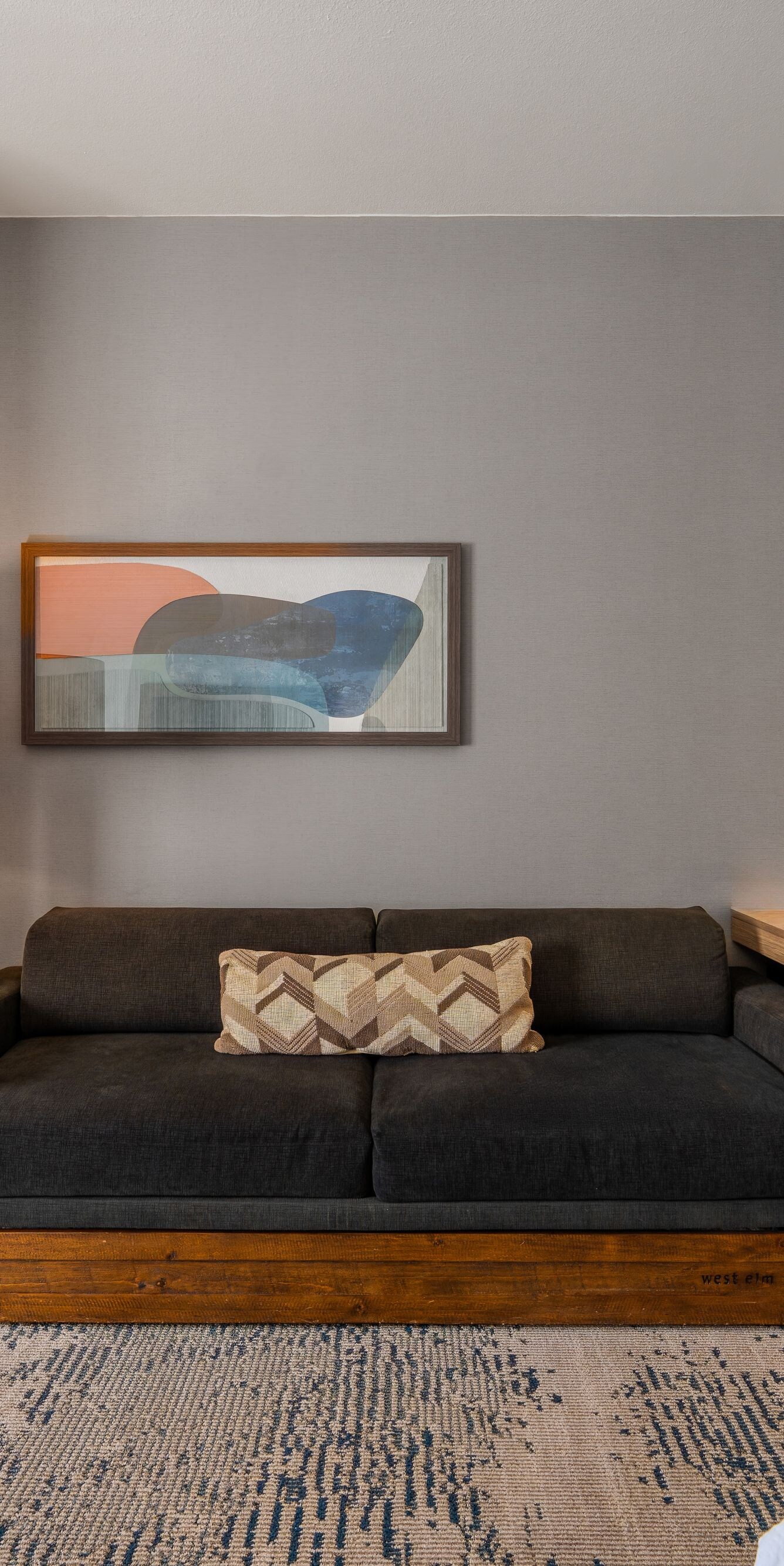 West Elm Trundle Sofa/Daybed are in every suite.