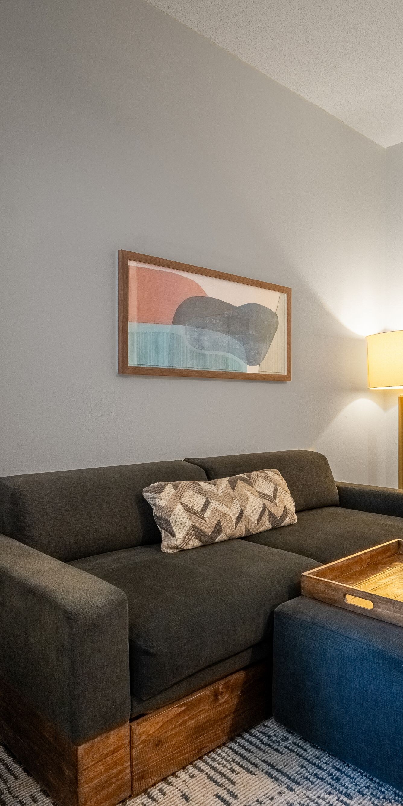 West Elm Trundle Sofa/Daybed are in all suites.