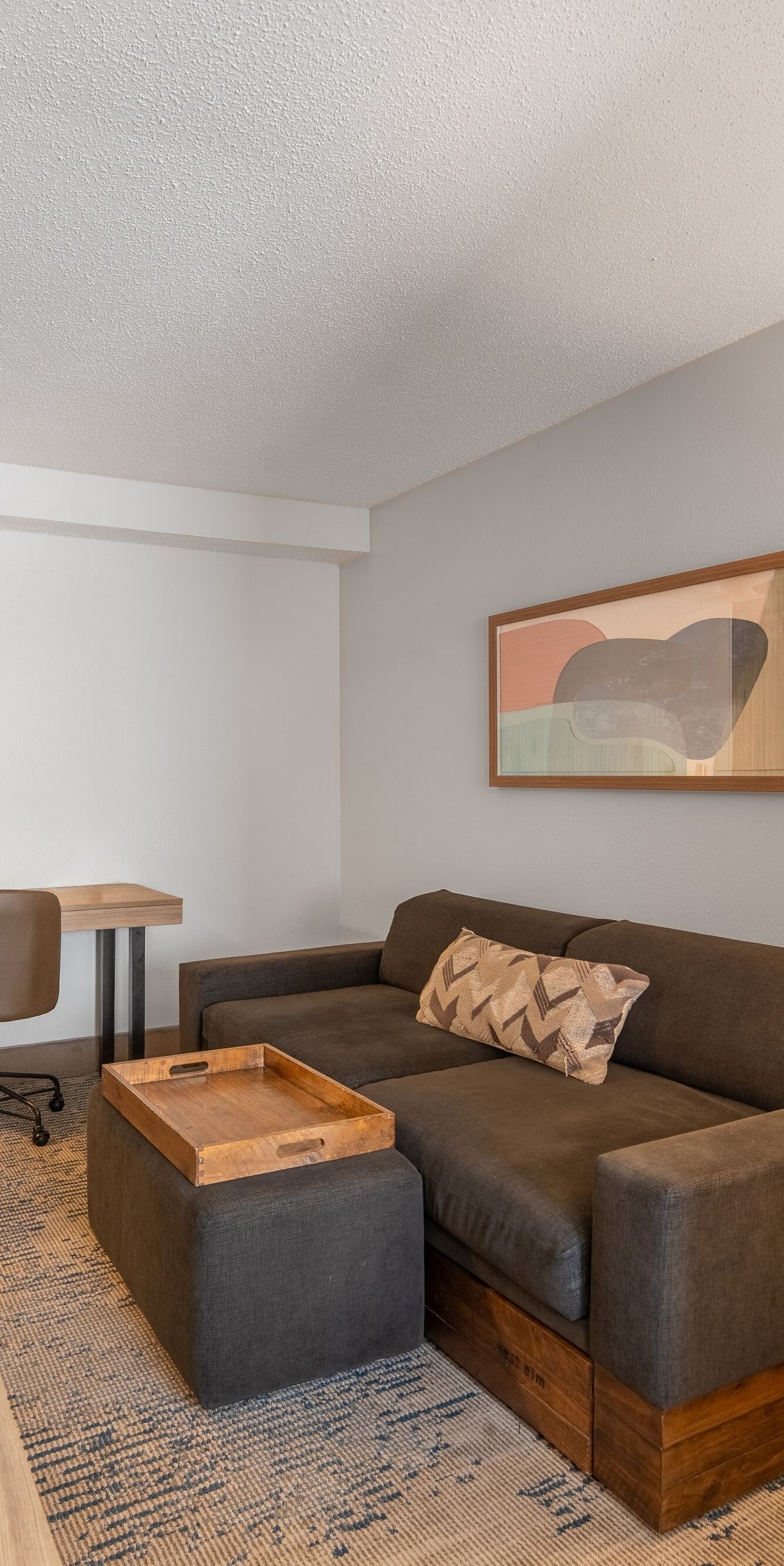 West Elm Trundle Sofa/Daybed, best for team travel