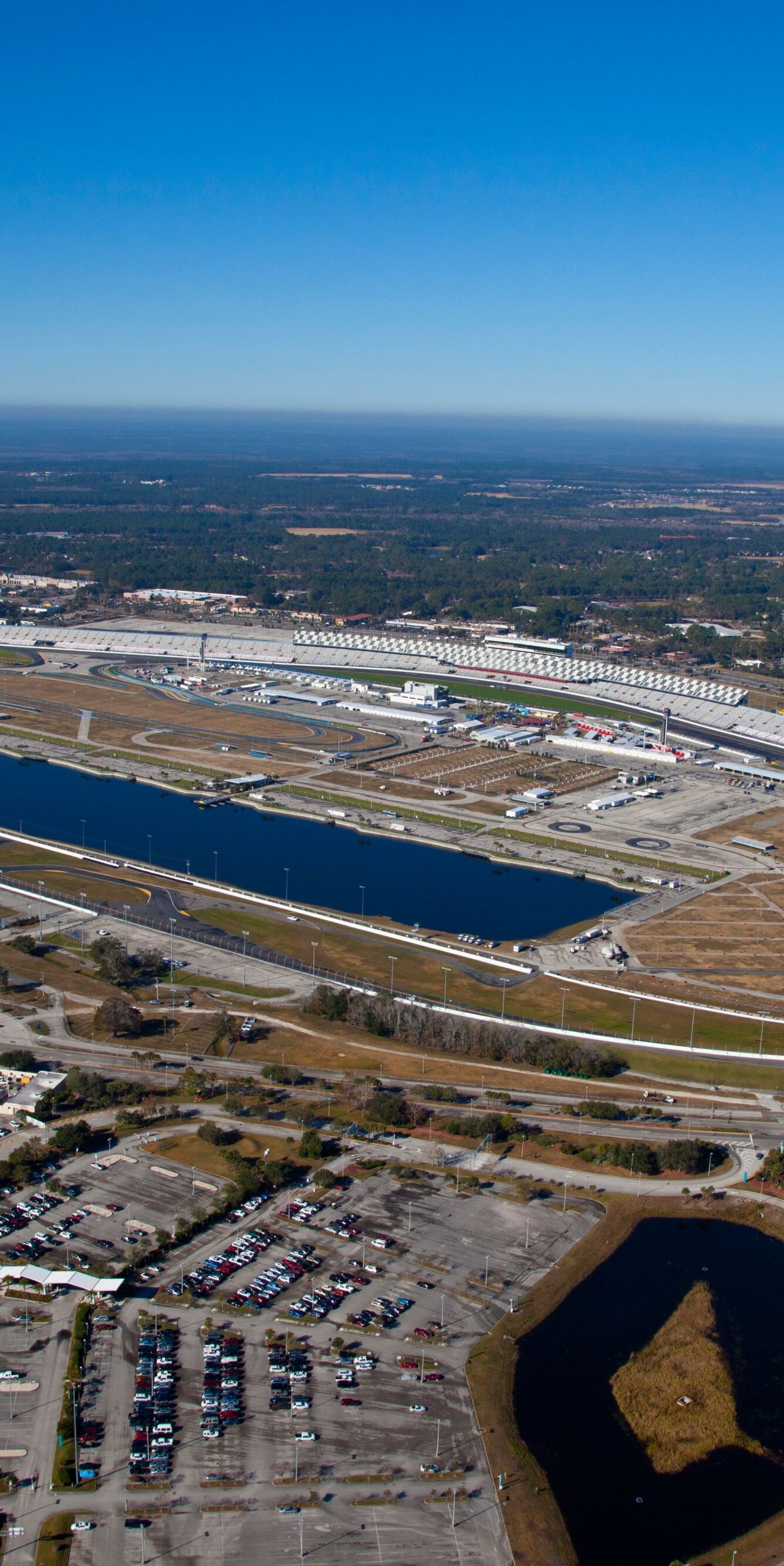 Aerial View of Daytona Speedway, Florida