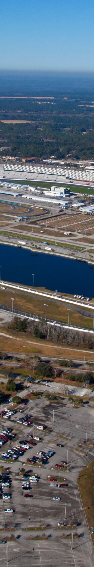Aerial View of Daytona Speedway, Florida