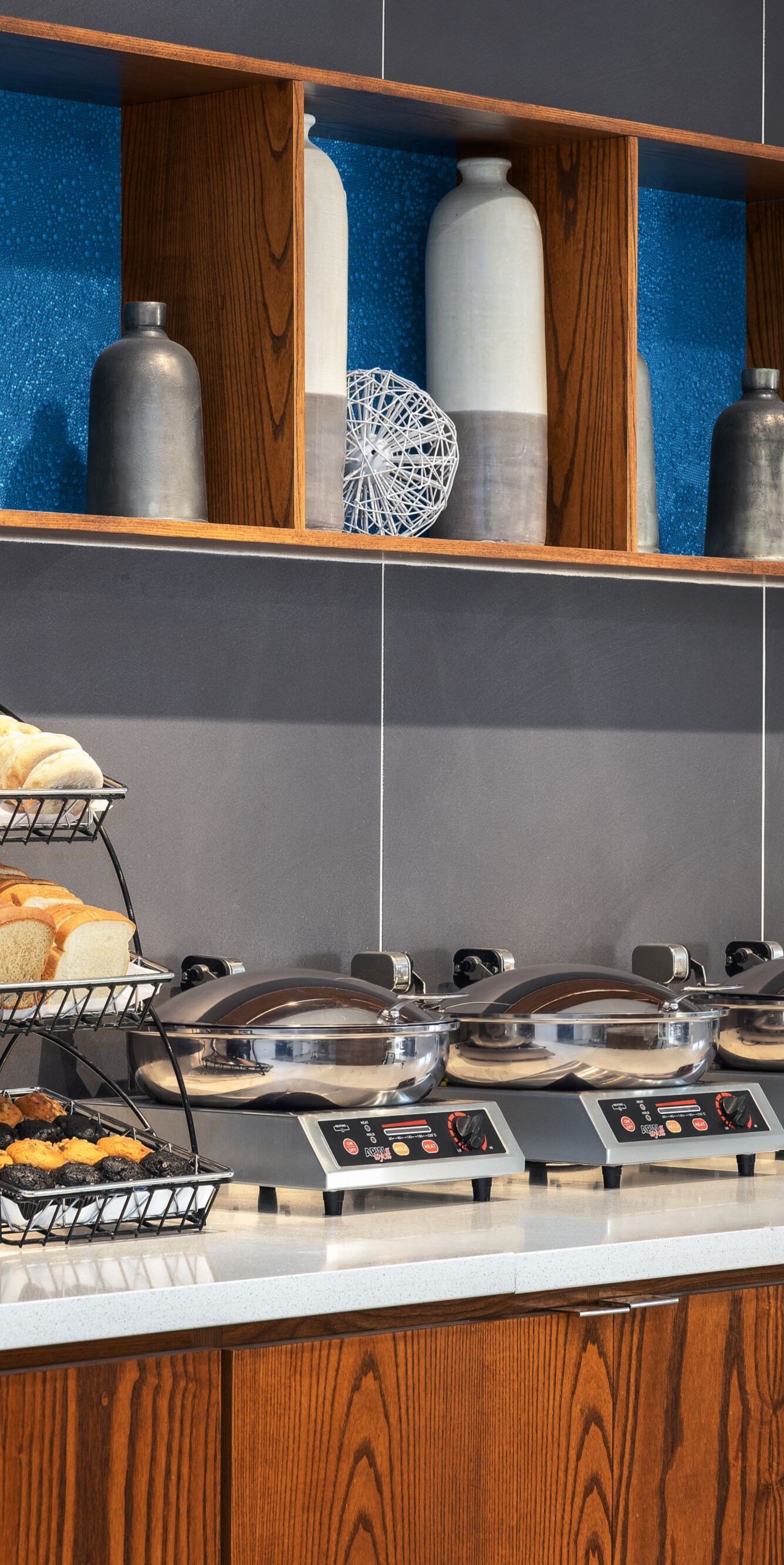 Breakfast Buffet with waffle makers