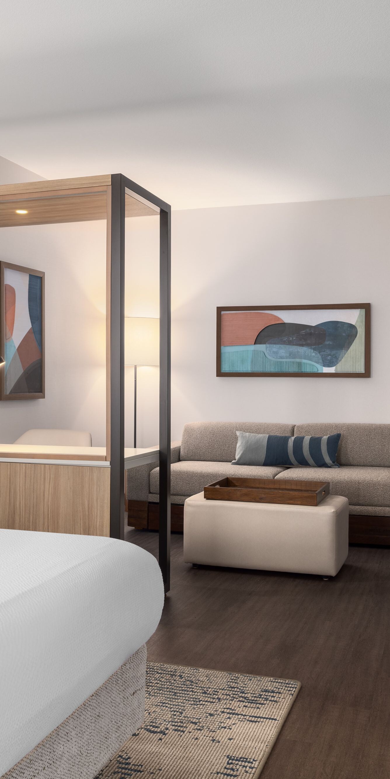 King Guest Suite with trundle sofa