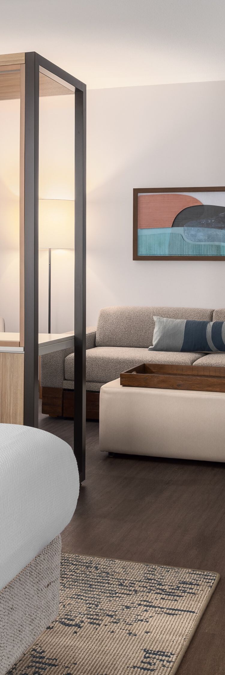 King Guest Suite with trundle sofa