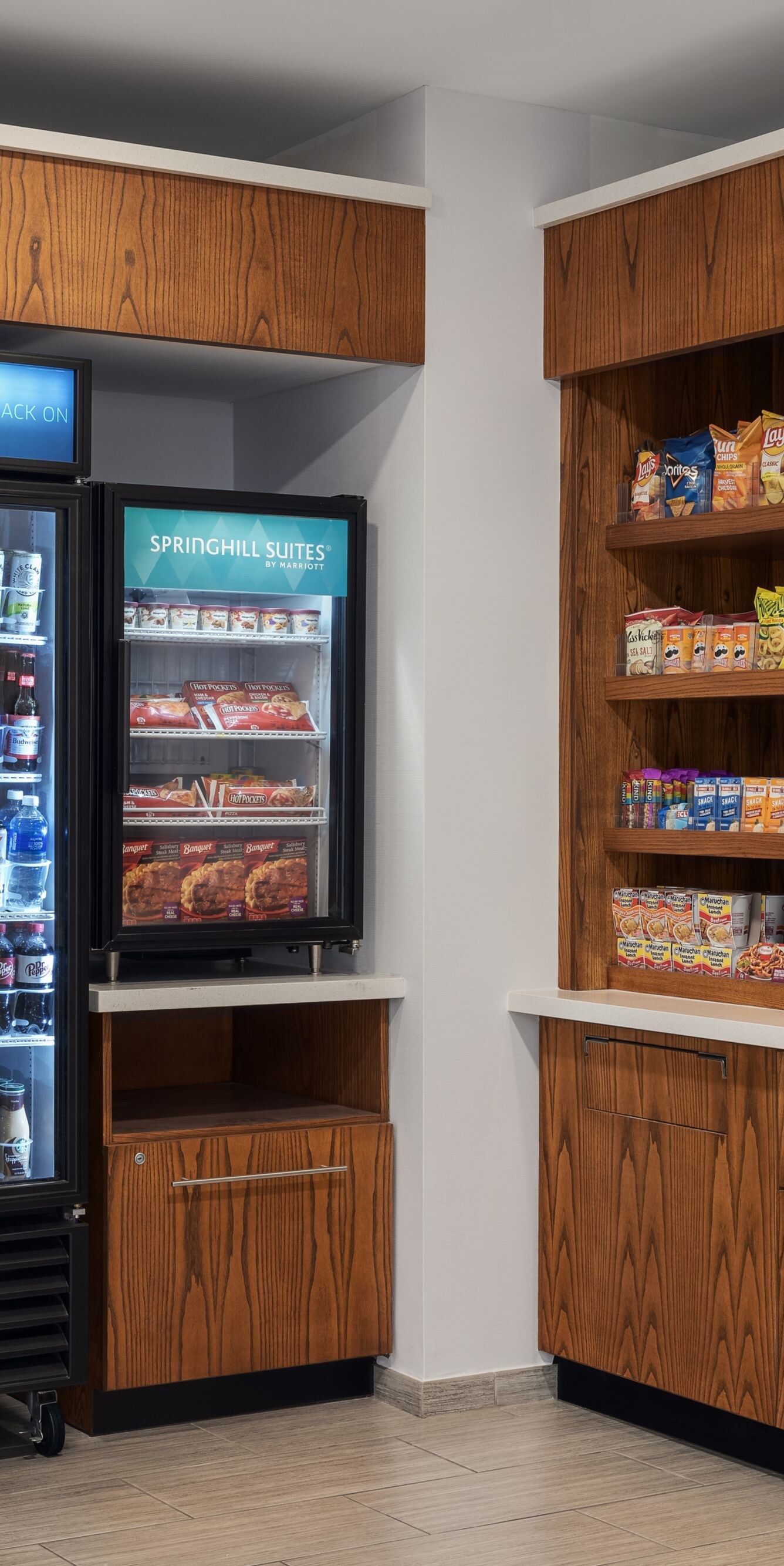 Guest Pantry in lobby with snacks