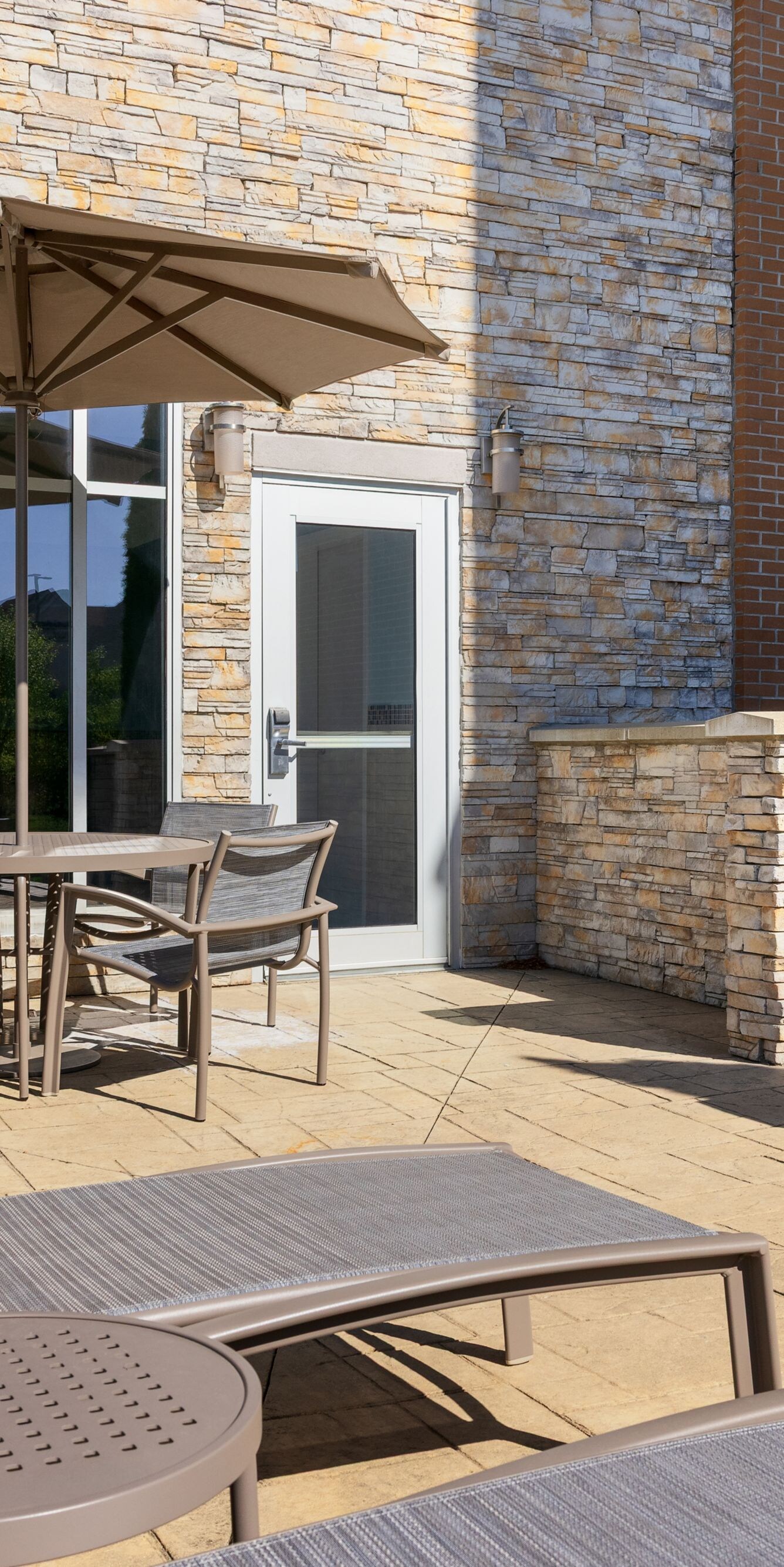 Pool Patio with table and seating