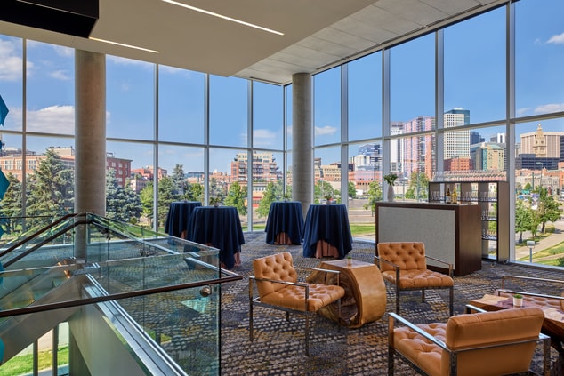 Pre-Function Meeting Area with views of Denver