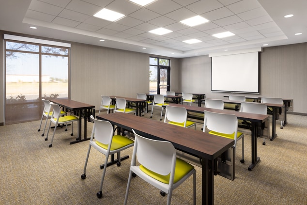 Meeting Space with a Classroom Setup 