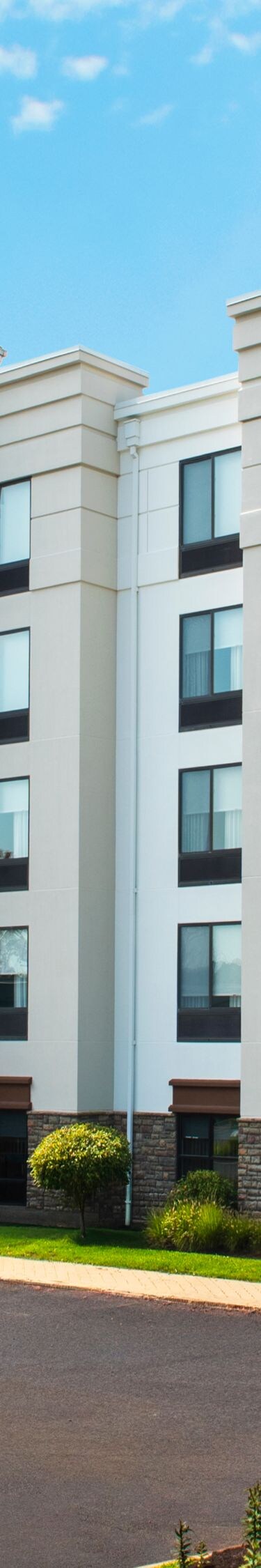 Exterior of hotel at day