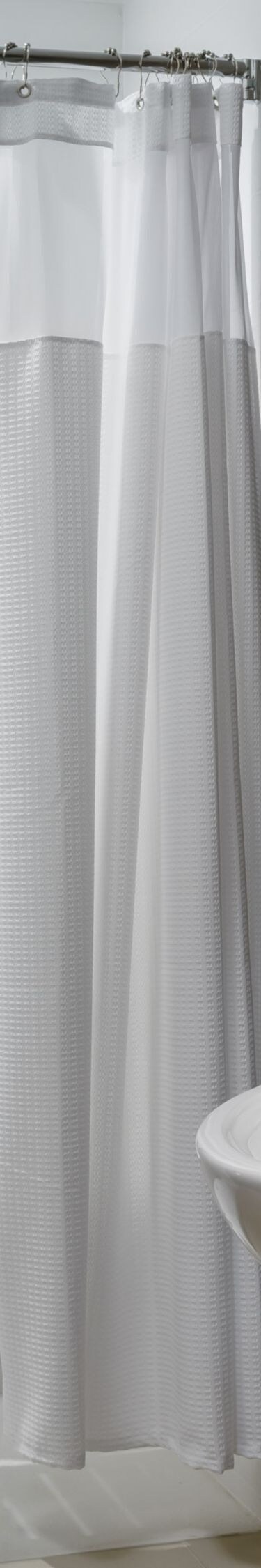 Accessible roll-in shower with grab bars