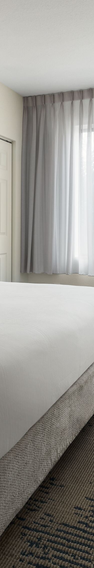 Spacious bedroom with king bed