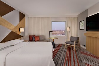Guestroom with airport view