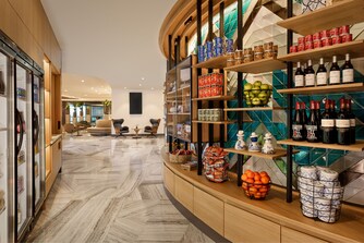 Lobby Market with food & drink products